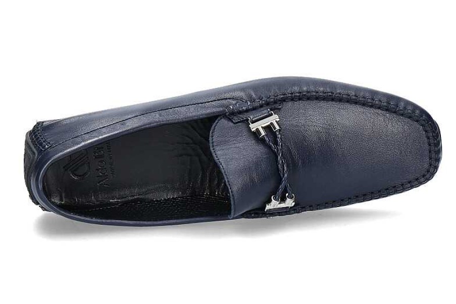 Moccasins | Aldo Brue Aldo Brue Moccasin Nappa Lux Nappa Leather Blu