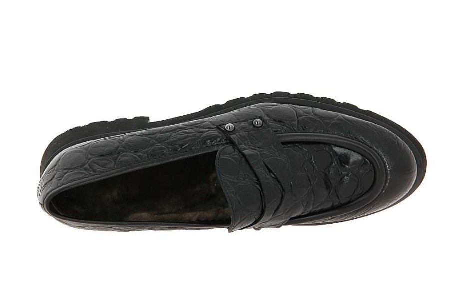 Warm Lining | Brunate Brunate Slipper Lined Pembi Kroko Nero