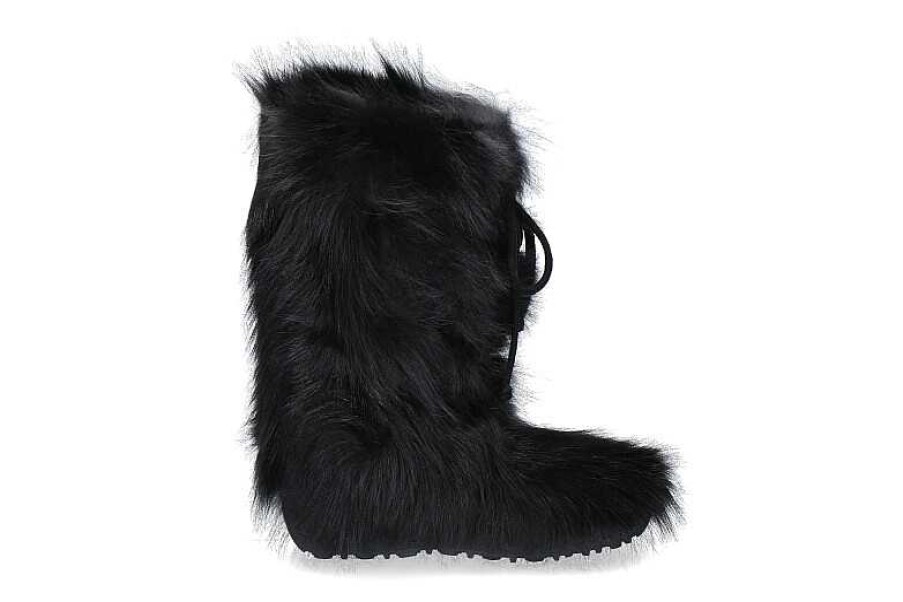 Fur Boots | Oscar Sport Oscar Sport Men'S Fur Boots Baffy Volpe Black