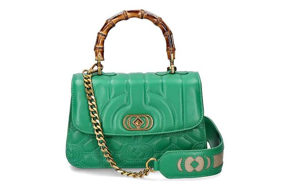 Hand Bags | La Carrie La Carrie Handle Bag Leather Green