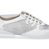 Sneakers | Mania Mania Sneaker Liro Laminato Bianco Argento