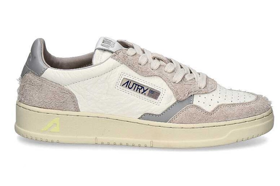 Sneakers | Autry Autry Men'S Sneaker Medalist Hairy Effect He04- Beige/White