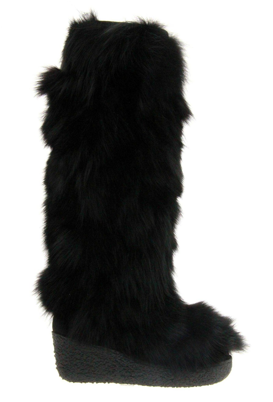 Warm Lining | Diavolezza Diavolezza Fur Boots Black Fox