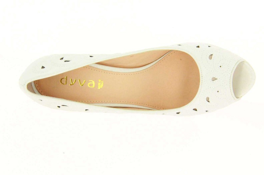 Peeptoes | Dyva Dyva Peeptoe Nappa Panna