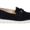 Flats | Hassia Hassia Slipper Pisa Samtziege Dunkelblau