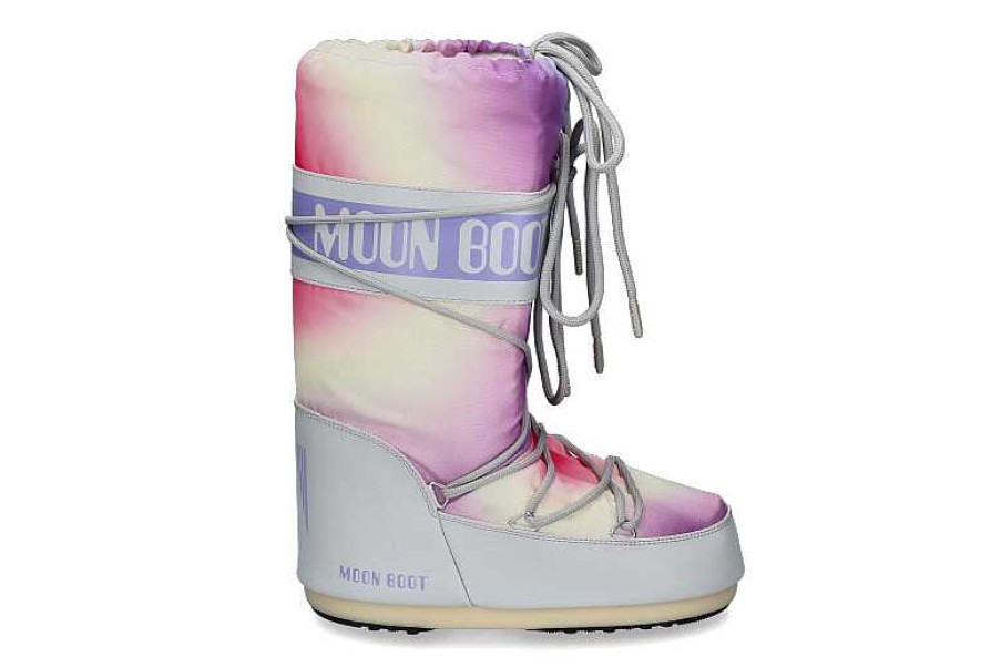 Ankle Boots | Moon Boot Moon Boot Snow Boot Icon Low Tie Dye- Glacier Grey