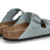 Mules | Birkenstock Birkenstock Mules Arizona Schmale Weite Nubuk Faded Aqua