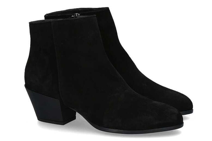 Ankle Boots | Hogan Hogan Ankle Boots Zip Camoscio Nero