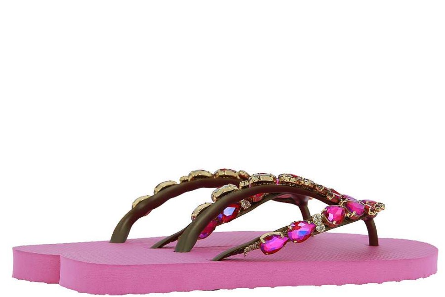 Sandals | CHANCLAS Chanclas Thong Sandals Adela Diamond Pink