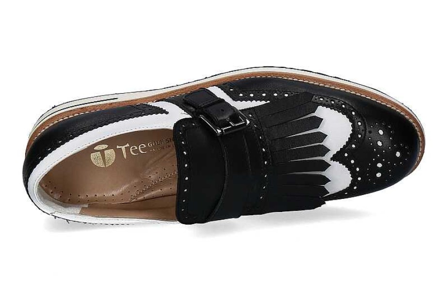 Golf Shoes | Tee Golf Shoes Tee Golf Shoes Men'S - Golf Shoes Adam Vitello Wp Nero Bianco