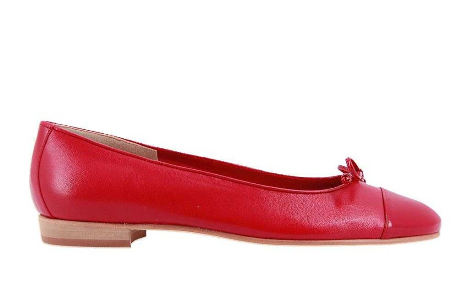 Ballet Flats | Gabriele Gabriele Ballerina Stefy Vernice Rosso Nappa Rosso