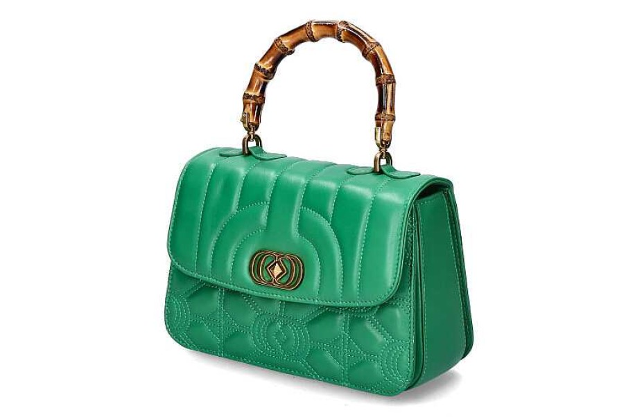 Hand Bags | La Carrie La Carrie Handle Bag Leather Green