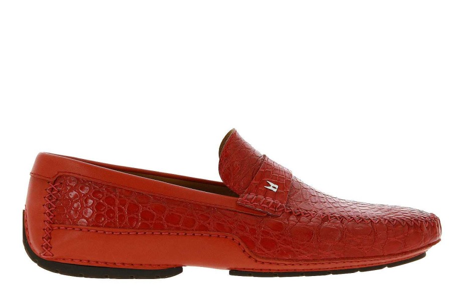 Moccasins | Moreschi Moreschi Moccasin Cocco Rosso