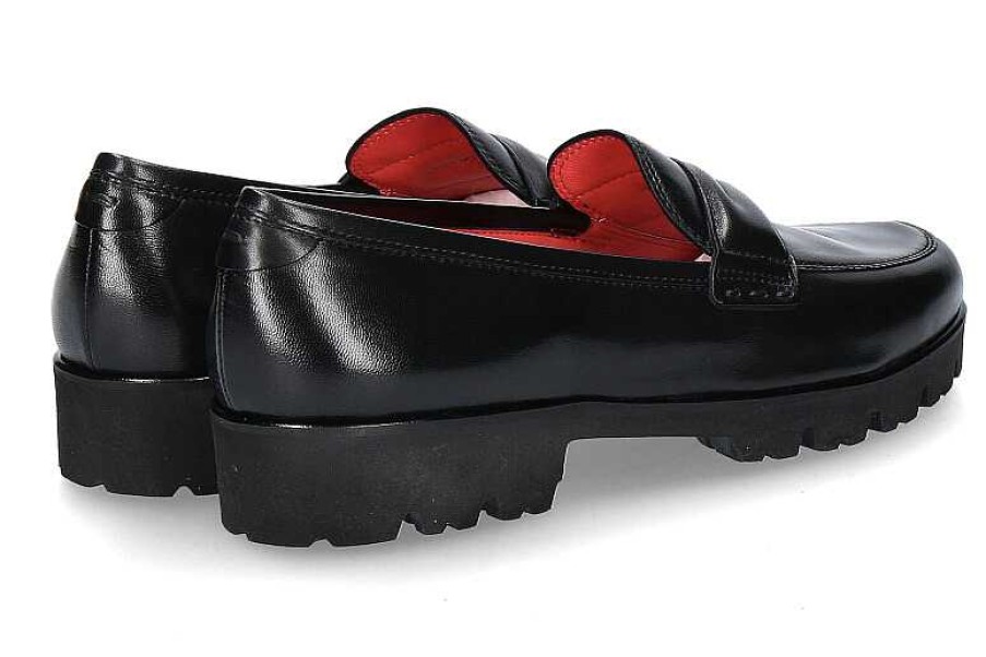 Flats | Pas de rouge Pas De Rouge Slipper Marta Nappa Nero