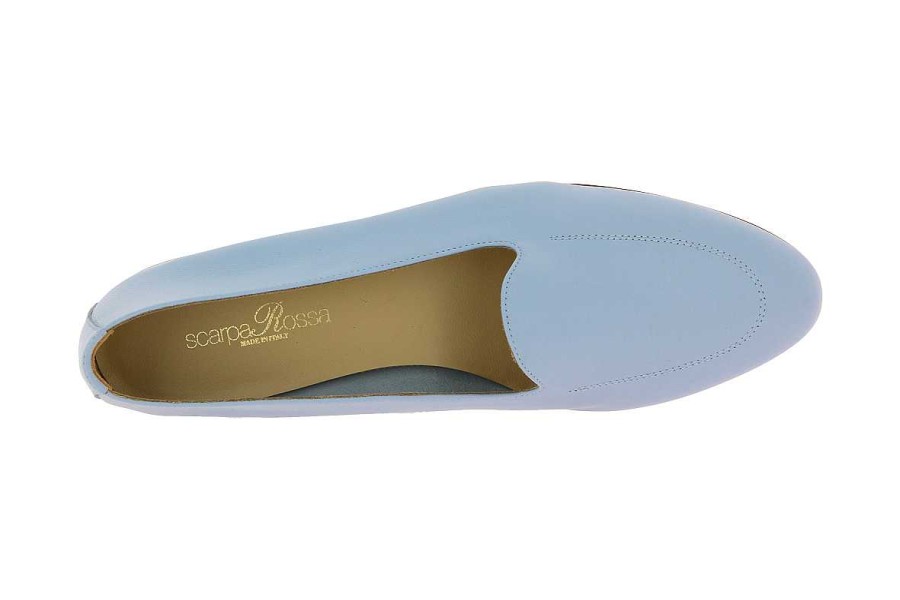 Flats | ScarpaRossa Scarparossa Slipper Agostini Nappa Cielo