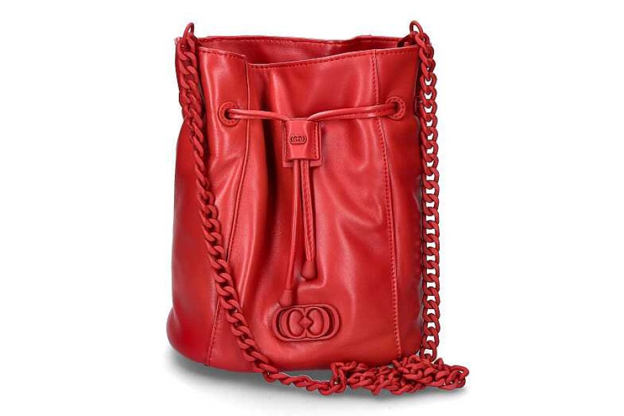 Hand Bags | La Carrie La Carrie Pouch Bag Deccan Ginger Leather Red