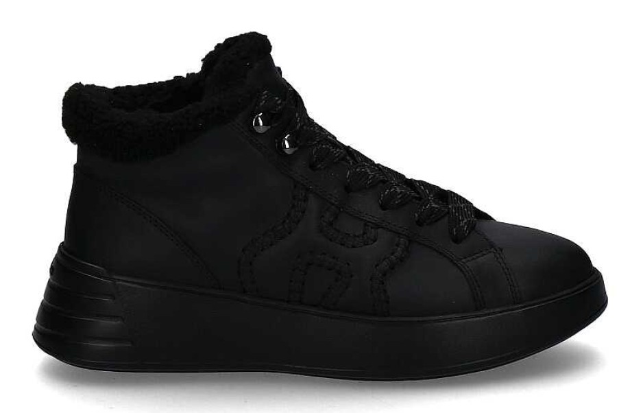 Sneakers | Hogan Hogan Sneaker H562 Rebel Mid Cut Nero