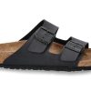 Sandals | Birkenstock Birkenstock Pantolette Arizona Normal Birko-Flor Schwarz