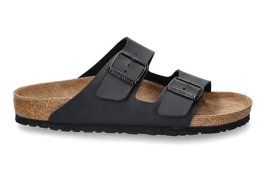 Sandals | Birkenstock Birkenstock Pantolette Arizona Normal Birko-Flor Schwarz