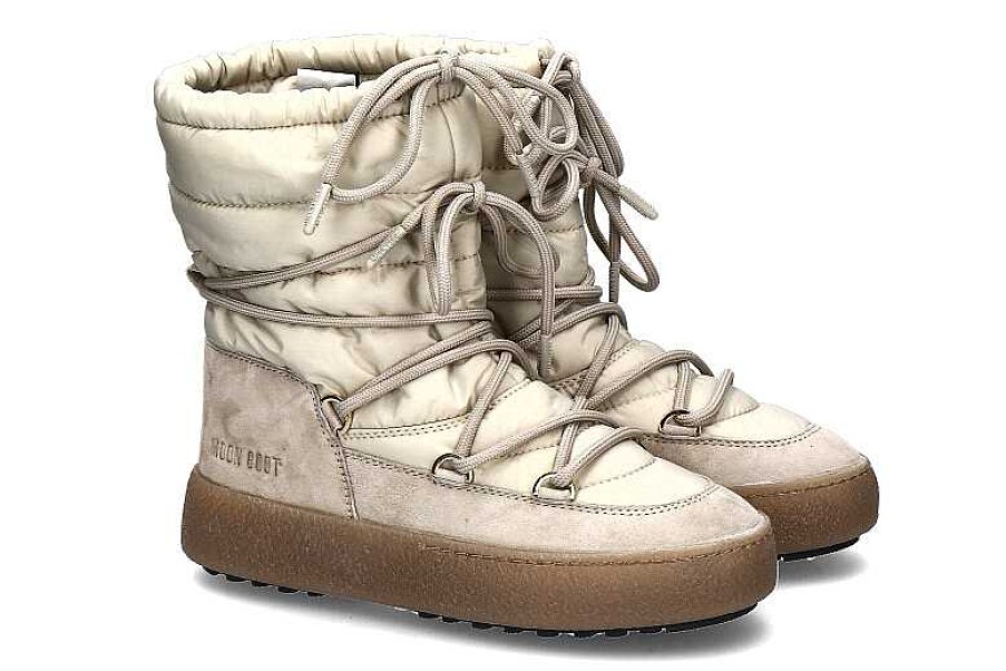 Booties | Moon Boot Moon Boot Snow Boots Ltrack Suede Nylon Sand