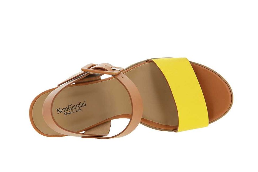 Sandals | Nero Giardini Nero Giardini Sandale Savana Tuorlo Armenia Cognac