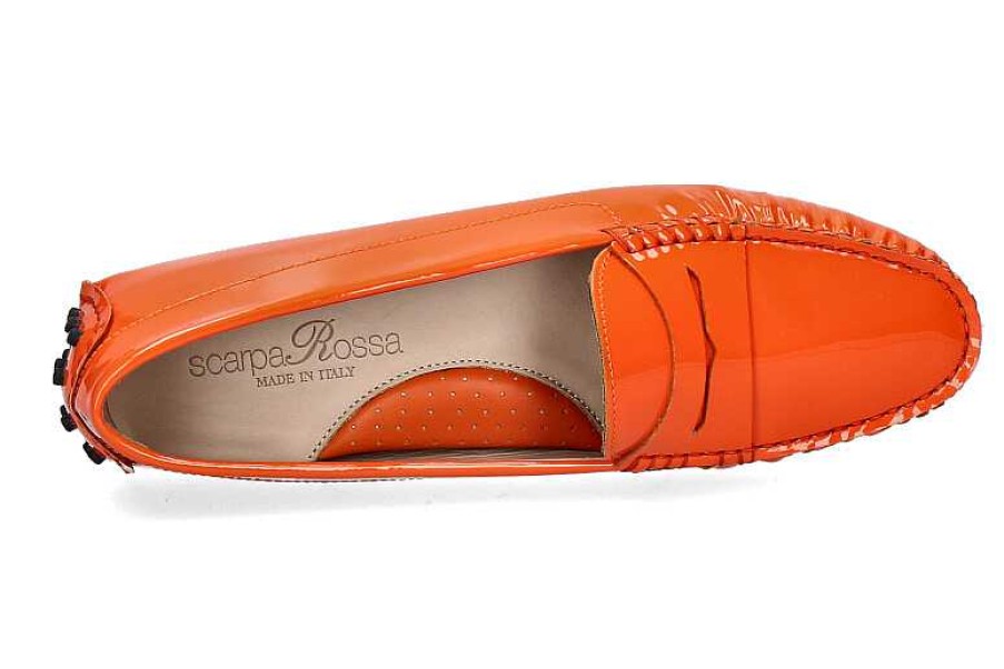 Flats | ScarpaRossa Scarparossa Slipper Gomma Vernice Arancio Orange