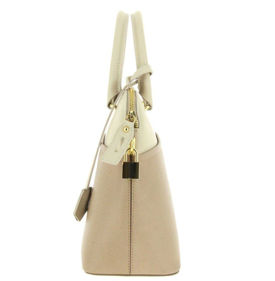 Hand Bags | Carol J. Gianni Notaro By Carol J. Tasche Ruga Saffiano Beige