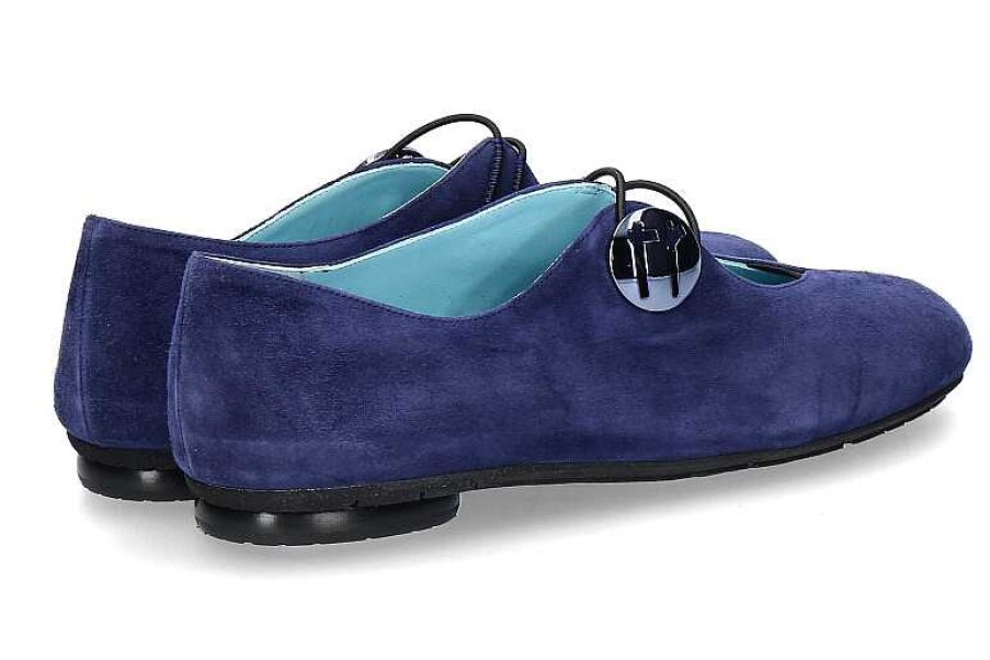 Flats | Thierry Rabotin Thierry Rabotin Sneaker Camoscio Cobalt Blue