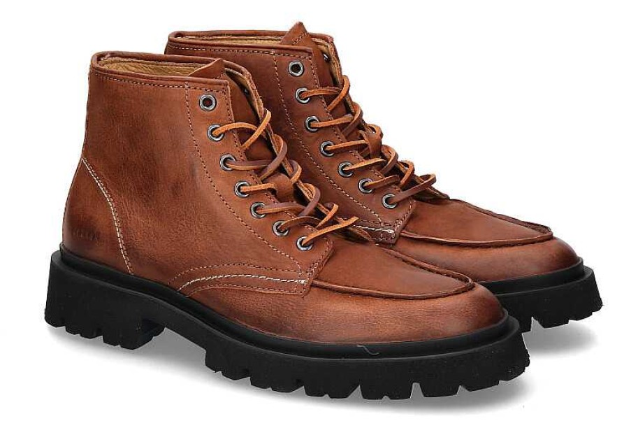 Boots | Copenhagen Copenhagen Lace-Up Boots Cph177M Rust- Braun