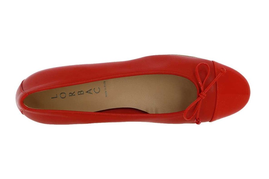 Ballet Flats | Lorbac Lorbac Ballerina Mefy Nappa Rosso