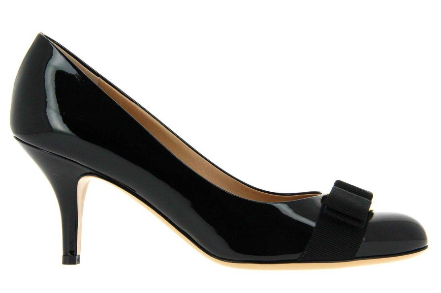 Pumps | Salvatore Ferragamo Salvatore Ferragamo Pumps Carla Patentcalf Nero