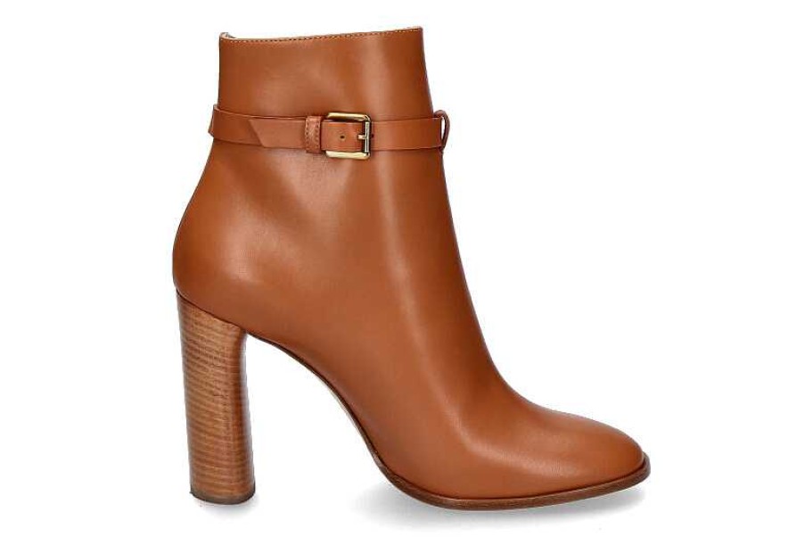 Booties | Casadei Casadei Ankle Boots Lovecalf Noce