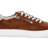 Sneakers | Hassia Hassia Sneaker Bari H-Weite Samtziege- Toffee/ Weiss