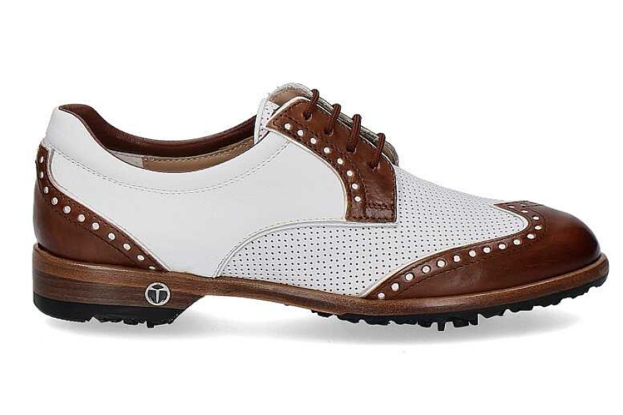 Golf Shoes | Tee Golf Shoes Tee Golf Shoes Women'S - Golf Shoe Sally Sapin Brandy Bianco