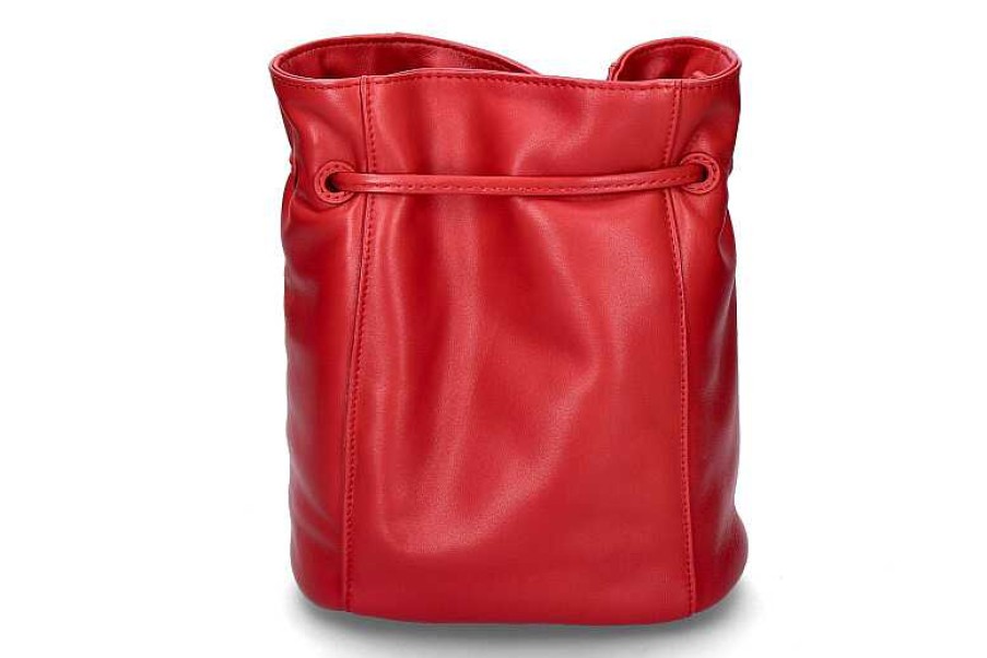 Hand Bags | La Carrie La Carrie Pouch Bag Deccan Ginger Leather Red