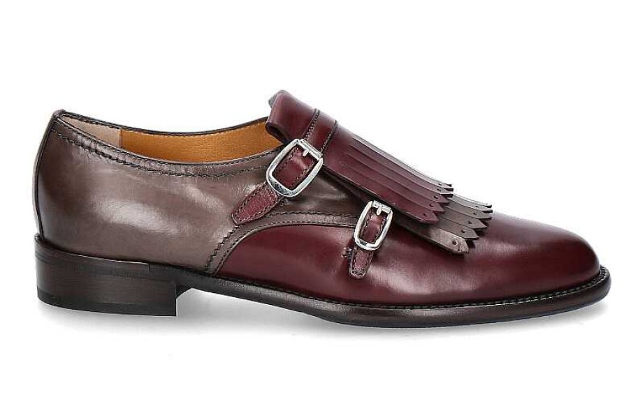 Flats | Maretto Maretto Monk Nappa Mulberry Pepper