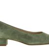 Pumps | Hassia Hassia Pumps Marbella H-Weite Samtziege Khaki