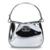 Hand Bags | La Carrie La Carrie Shoulder Bag Shiny Small Leather Silver