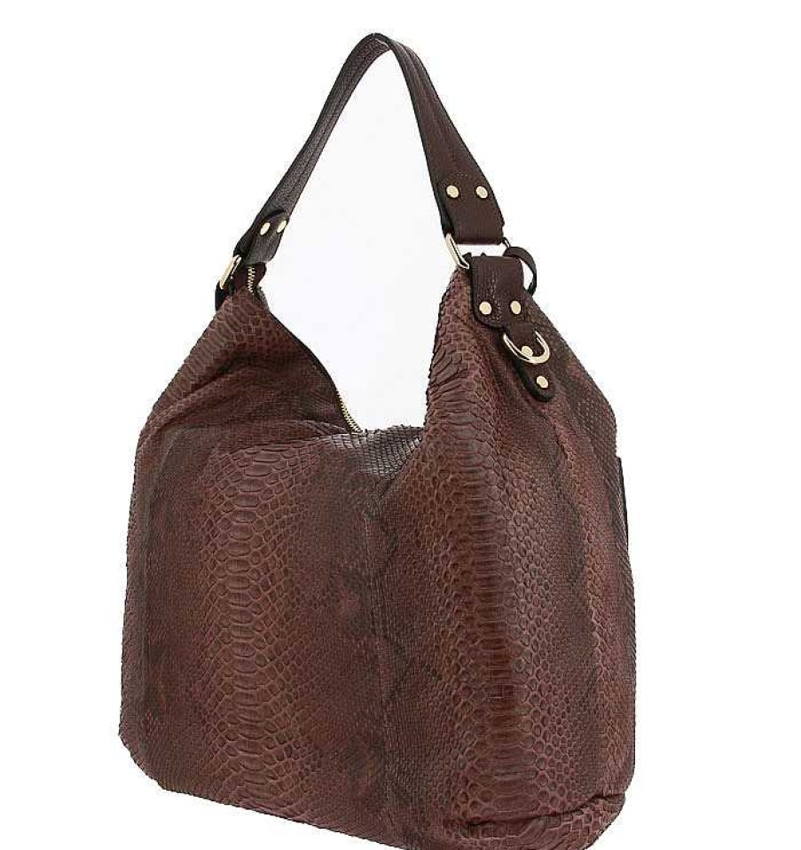 Hand Bags | Carol J. Carol J. Bag Pitone 702 Coffe