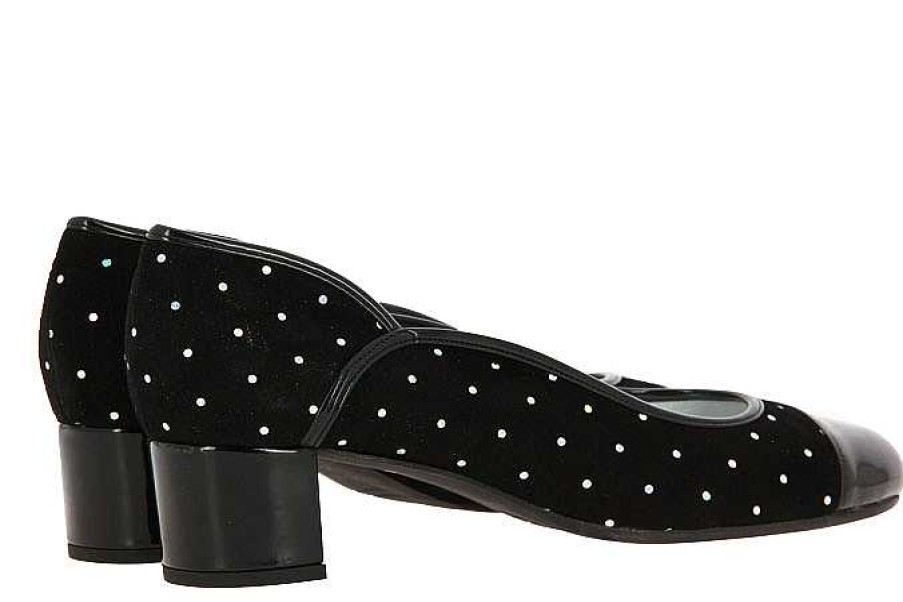 Pumps | Azurée Cannes Azuree Cannes Pumps Rallye Moon Vernis Noir