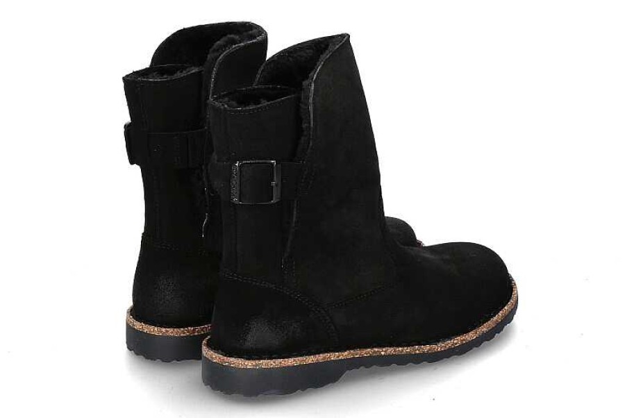 Ankle Boots | Birkenstock Birkenstock Women'S Boots Lined Uppsala Shearling Schmal- Black