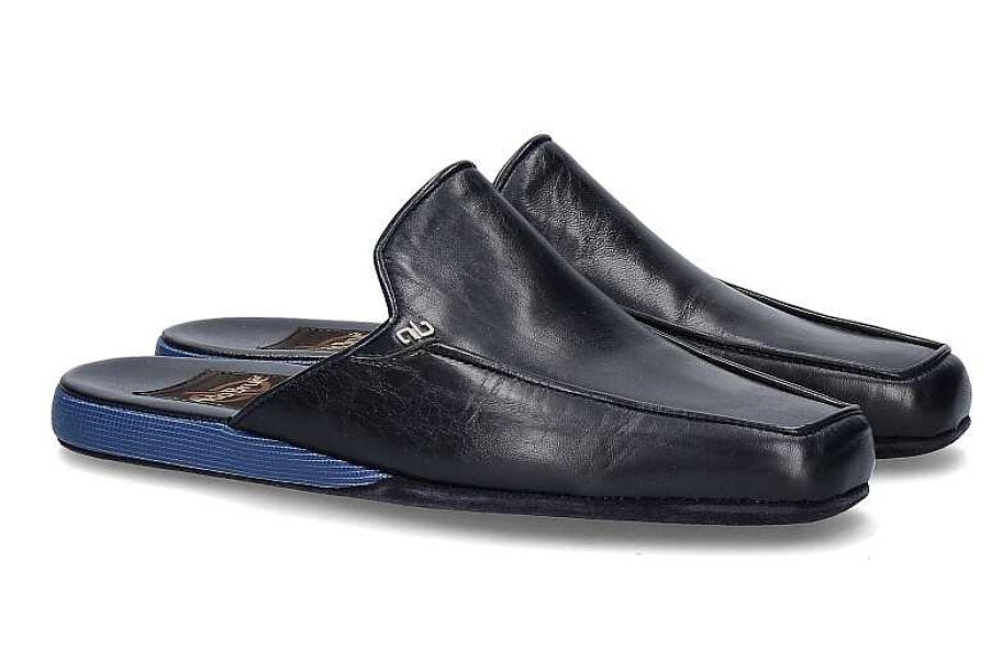 House Slippers | Aldo Brue Aldo Brue House Shoe Nappa Navy