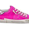 Sneakers | Philippe Model Philippe Model Sneaker Paris Gipsy Daim Fucsia