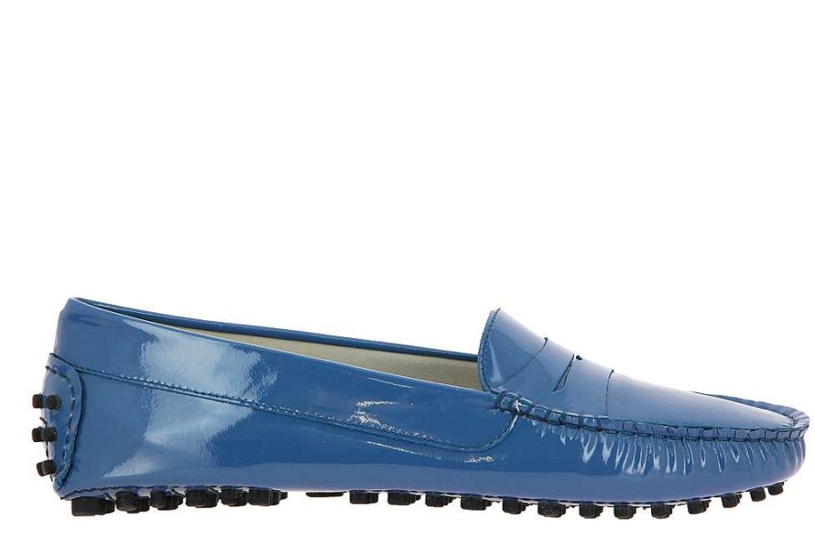 Flats | ScarpaRossa Scarparossa Slipper Gomma Vernice Jeans Blue