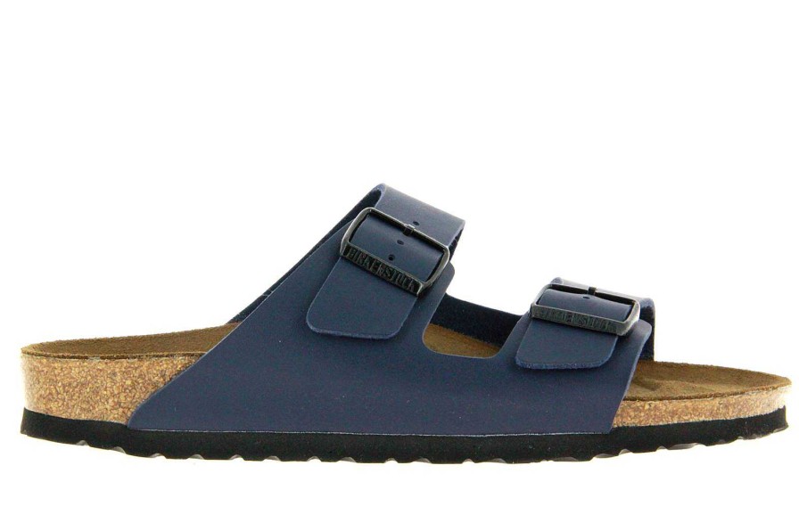 Sandals | Birkenstock Birkenstock Pantolette Arizona Schmal Birko-Flor-Blau