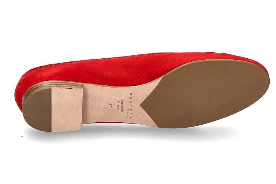 Ballet Flats | Unützer Unutzer Ballerina Bolla Camoscio Rosso