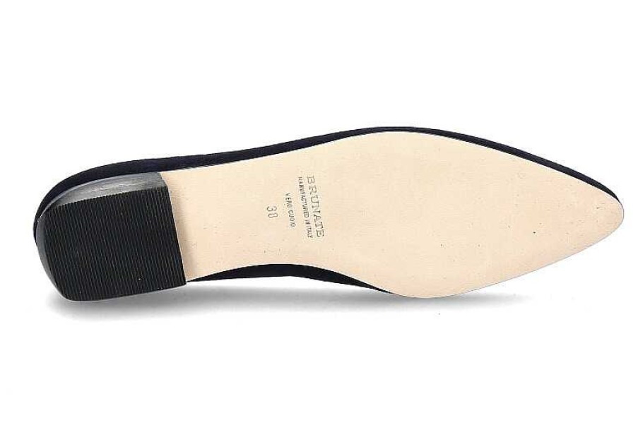 Ballet Flats | Brunate Brunate Ballerina Flex Camoscio Blu