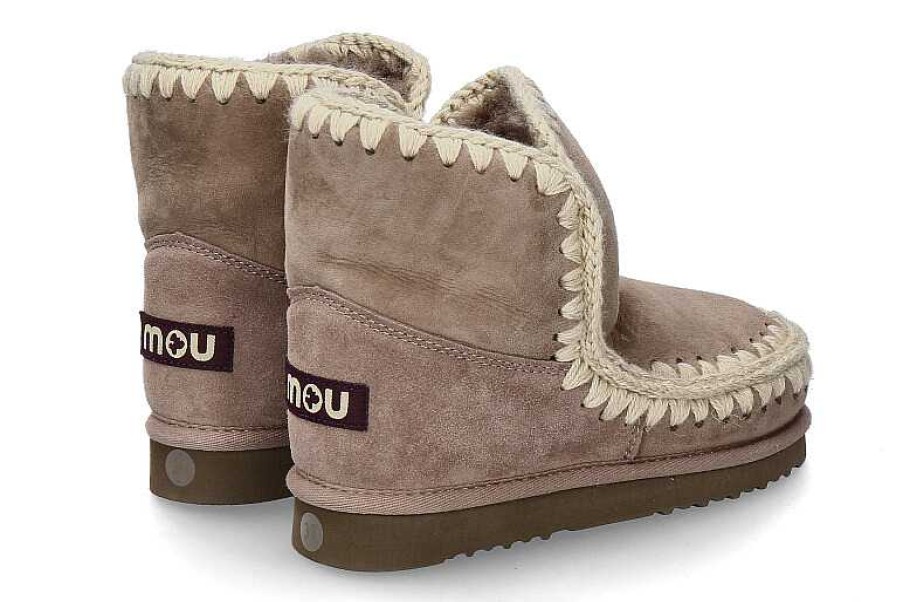 Warm Lining | mou Mou Boots Lined Eskimo Elgry- Grau/Taupe