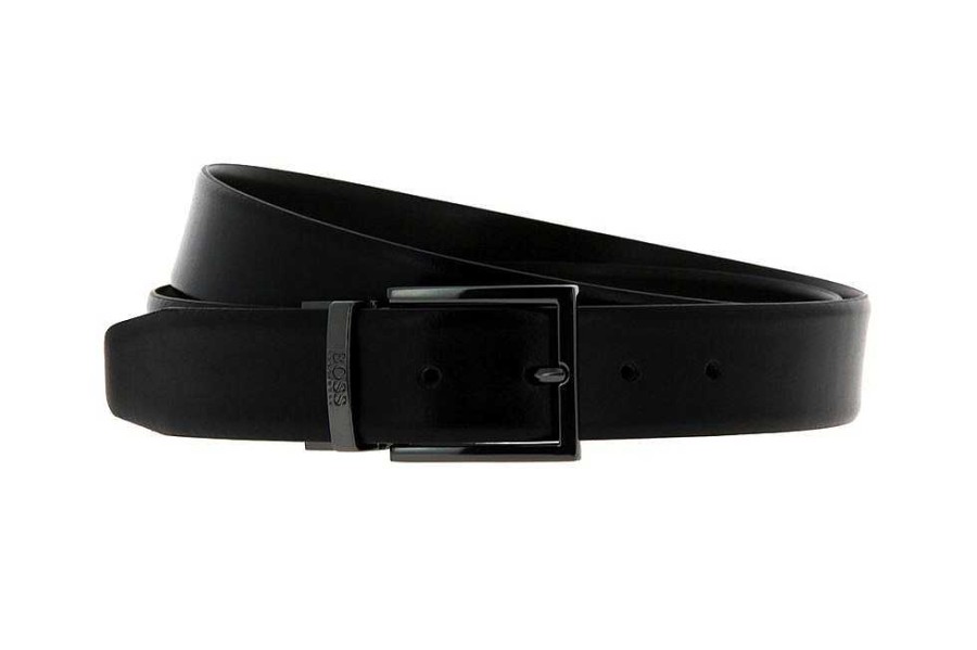 Belts | Hugo Boss Hugo Boss Wendegurtel Orion Leather Black Brown