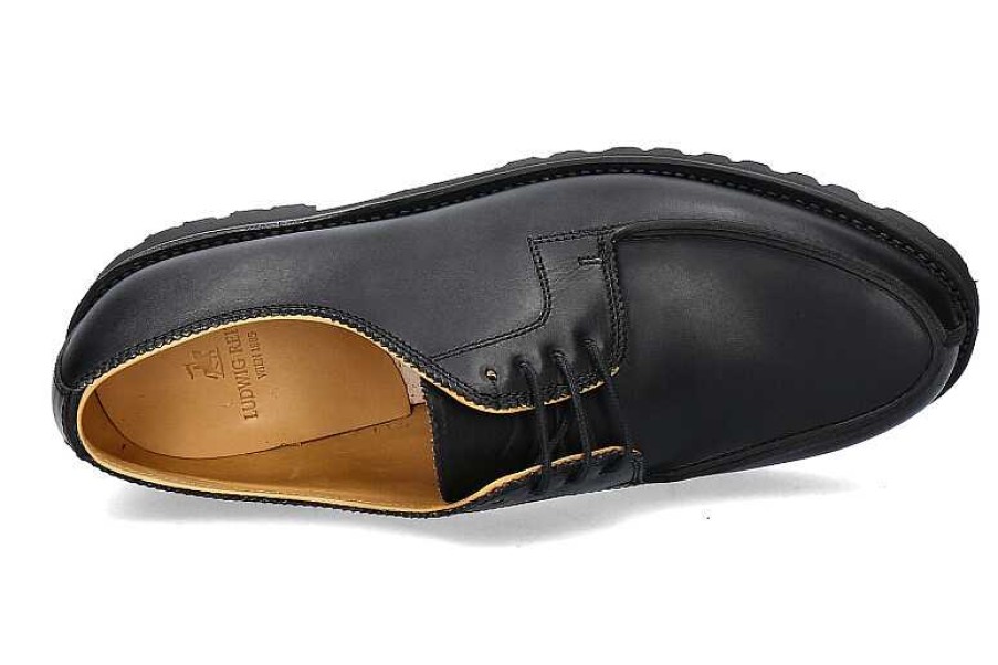 Oxfords | Ludwig Reiter Ludwig Reiter Lace-Up Norweger Juchtenleder Schwarz